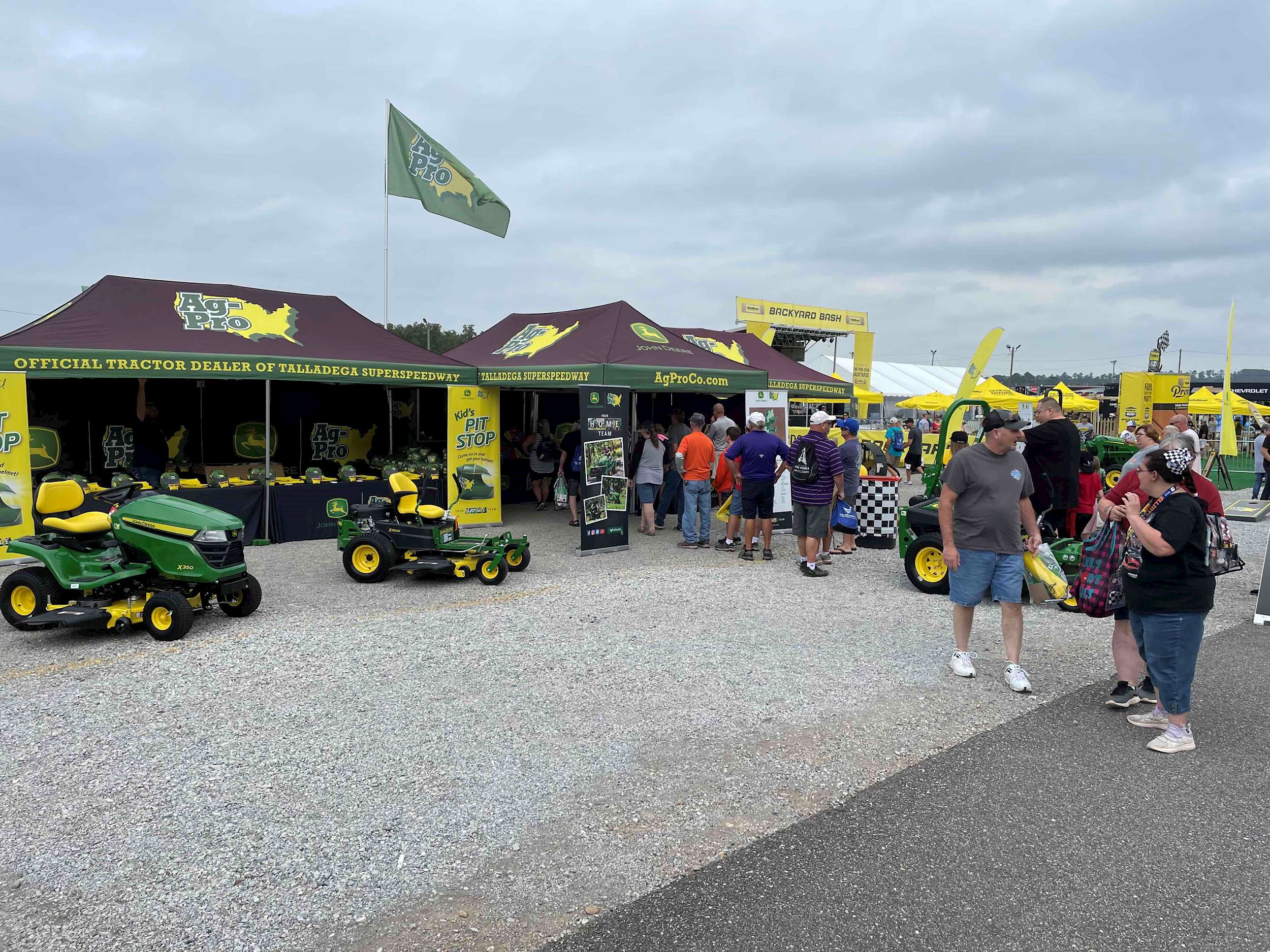 John Deere Equipment at Talladega Superspeedway AgPro 300